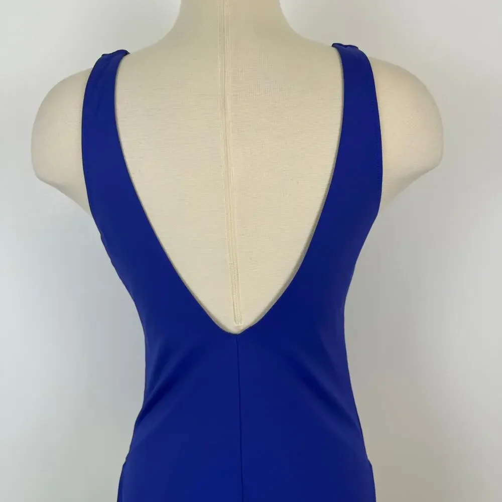 Athleta Seychelles One-Piece Swimsuit with Built-In Shelf Bra in Yacht Blue M